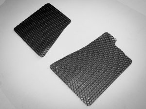 Alfa Romeo 4C Floor Mats - All Weather Rubber - Hexo Alfa Romeo 4C Floor Mats - All Weather Rubber - Hexo